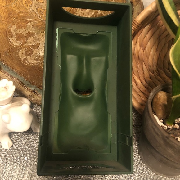 Primitive Stone face Tissue Box Holder Tiki island face novelty tissue A… - Picture 7 of 12